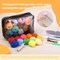 45 Colors Needle Felting Kits for Beginners, Needle Felting Supplies with Tools, Felt Starter Kits with Needles, Storage Bag for DIY Handcrafts Decoration